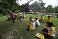 50 peserta dari DPC kabupaten/kota ikut uji kompetensi pramuwisata gelaran Kemenparekraf RI bekerja sama dengan Komisi X DPR RI, LSP Anging Mammiri dan DPD HPI Kaltim. Foto: Irfan/Pro Kutim