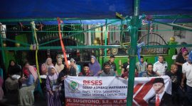 Sugiyono saat reses di Samarinda.